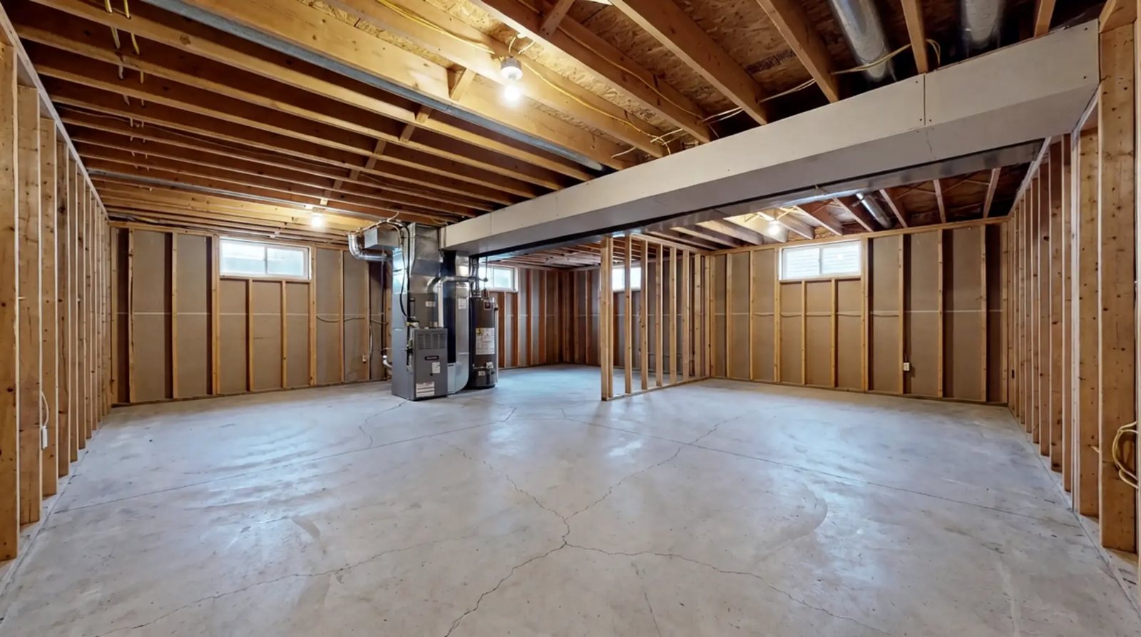 Before: basement renovation