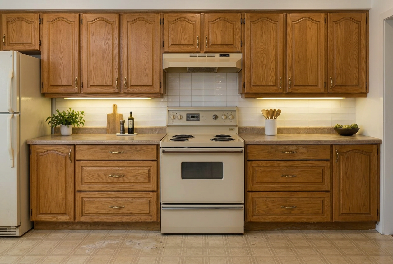 Before: kitchen renovation